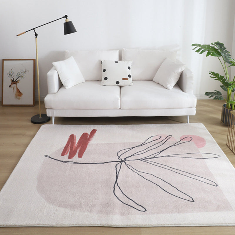 BowLift | Multicolored Living Room Rug Western Hand-Printed Area Rug Synthetic Non-Slip Carpet Pet-Friendly for Indoor Rugs
