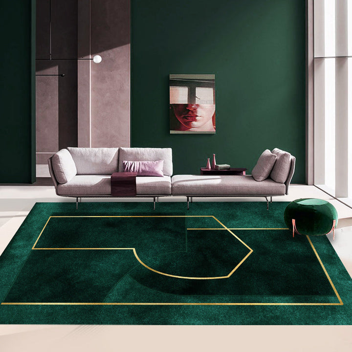 BowLift | Multicolor Geometric Printed Rug Cotton Blend New Area Rug Non-Slip Backing Pet-Friendly Indoor Rug for the Living Room