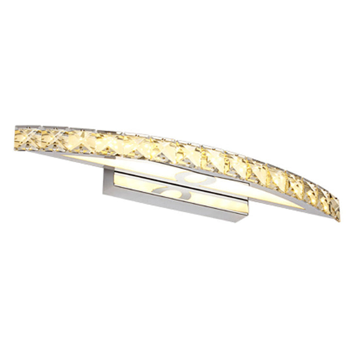 BowLift | Crystal Arch Wall Light Sconces Modernist LED Vanity Light Fixture for Bathroom