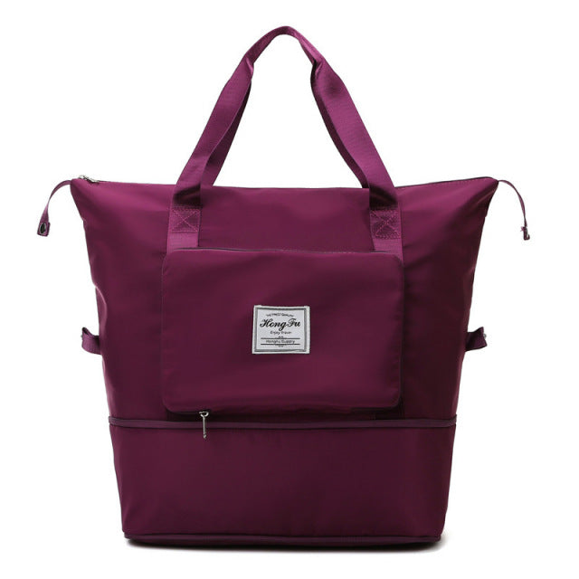 BowLift | LuxeVoyage Elite Travel Tote | Stylish foldable luggage for effortless travel
