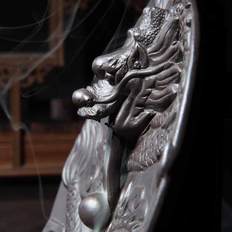 Dragon-Themed Ceramics Incense Holder