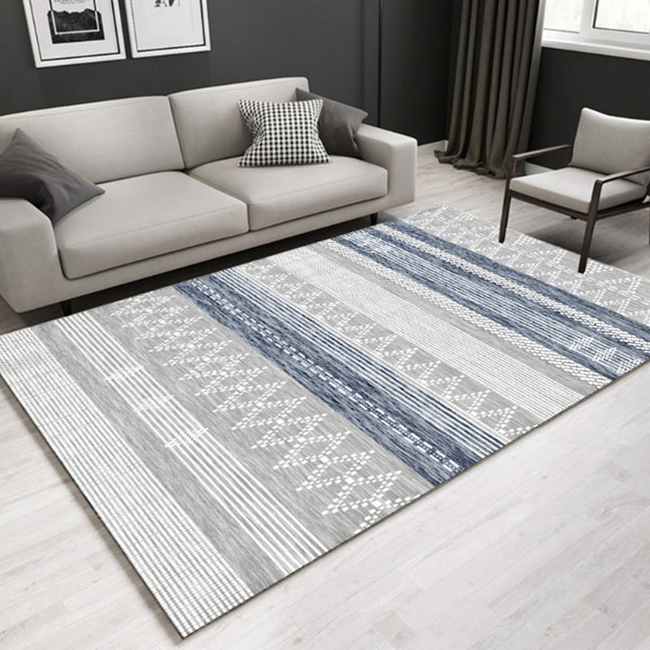 BowLift | Southwestern geometric printed carpet Multicolor cotton blend area runner non-slip easy-care indoor rug for living room