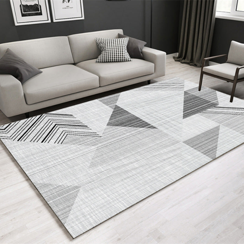 BowLift | Southwestern geometric printed carpet Multicolor cotton blend area runner non-slip easy-care indoor rug for living room
