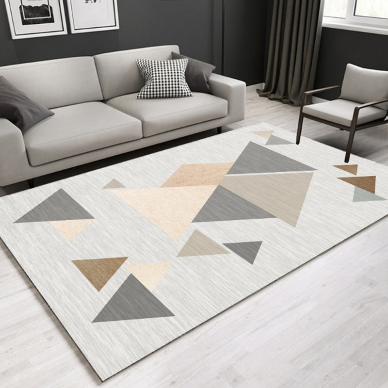 BowLift | Southwestern geometric printed carpet Multicolor cotton blend area runner non-slip easy-care indoor rug for living room