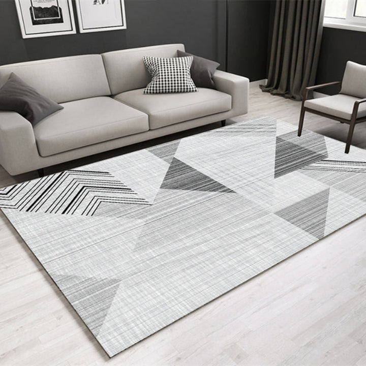 BowLift | Southwestern geometric printed carpet Multicolor cotton blend area runner non-slip easy-care indoor rug for living room