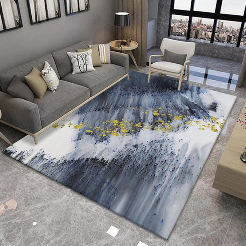BowLift | Novelty Living Room Rug Multicolored Patterned Area Rug Non-Slip Backing Pet-Friendly Washable Indoor Rug