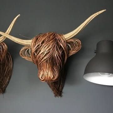 BowLift | Rustic Cow Head Wall Decoration for a Unique Home