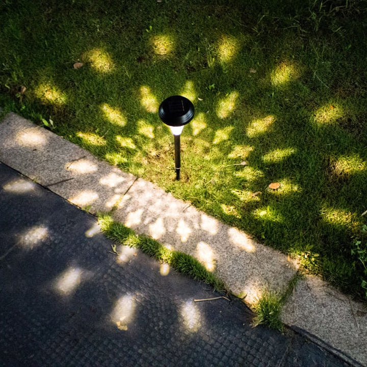 Modern Solar Glass Cone LED Outdoor Garden Ground Insert Landscape Light | Bowlift