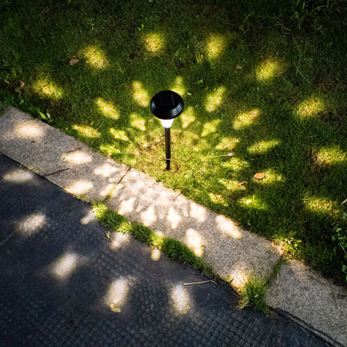 Modern Solar Glass Cone LED Outdoor Garden Ground Insert Landscape Light | Bowlift