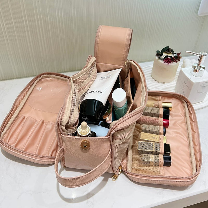 Portable cosmetics bag with large capacity | Bowlift