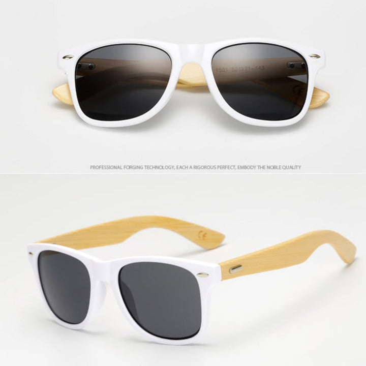 BowLift | Bamboo Retro Wood Sunglasses