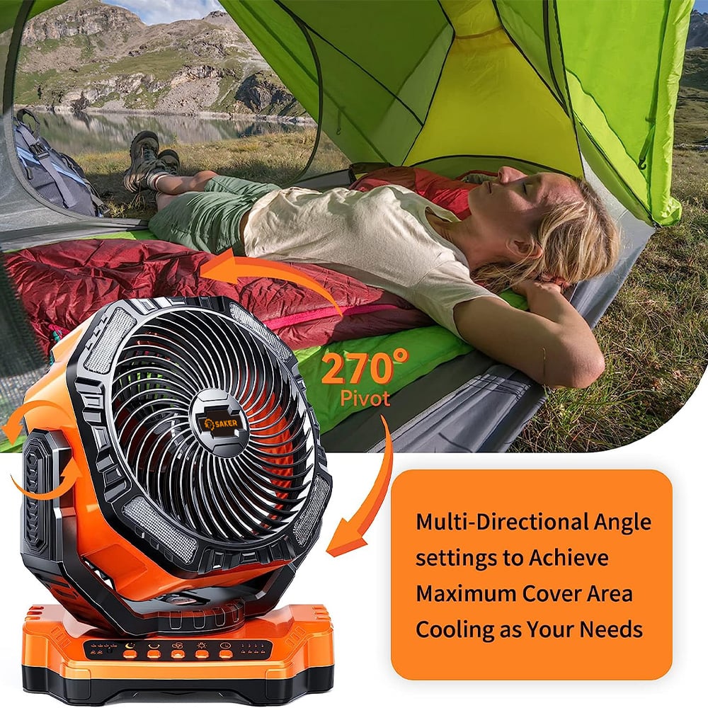 Rechargeable Camping Fan | Bowlift