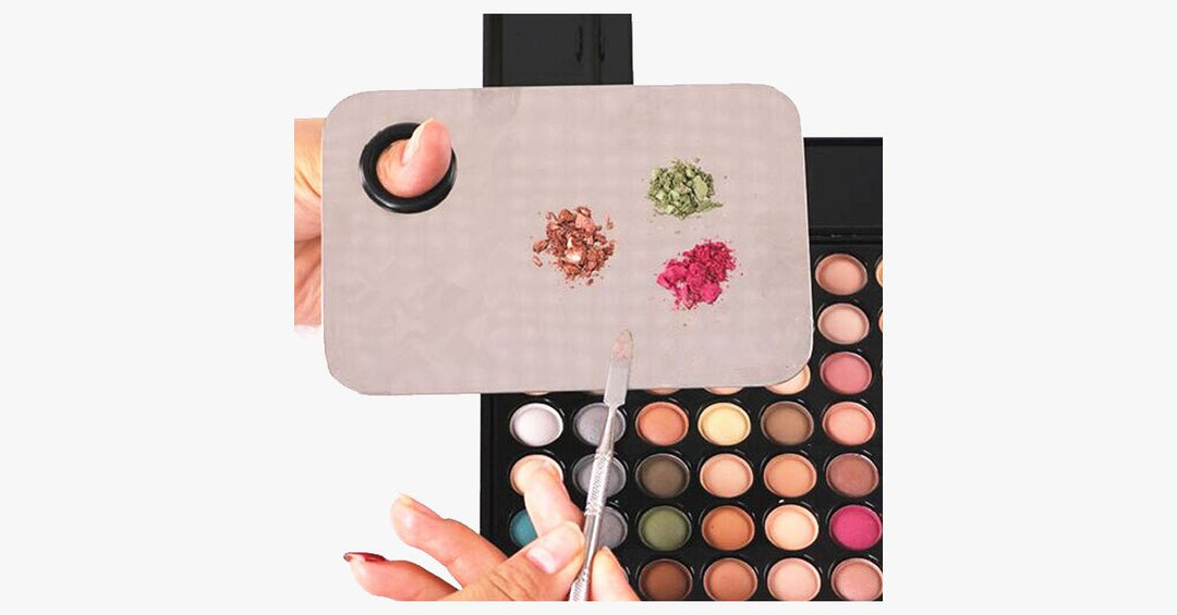 BowLift | Beautiful stainless steel mixing palette with spatula tool