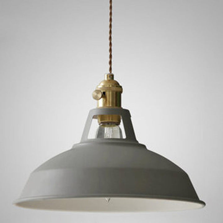 BowLift | Industrial Retro Pendant Lamp Metal 1-Light | Vintage Pendant Lamp For Restaurant & Dining Room | E27 LED compatible