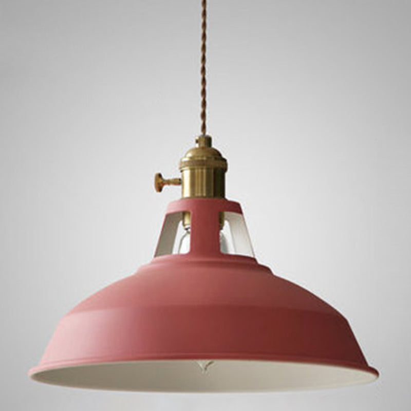 BowLift | Industrial Retro Pendant Lamp Metal 1-Light | Vintage Pendant Lamp For Restaurant & Dining Room | E27 LED compatible