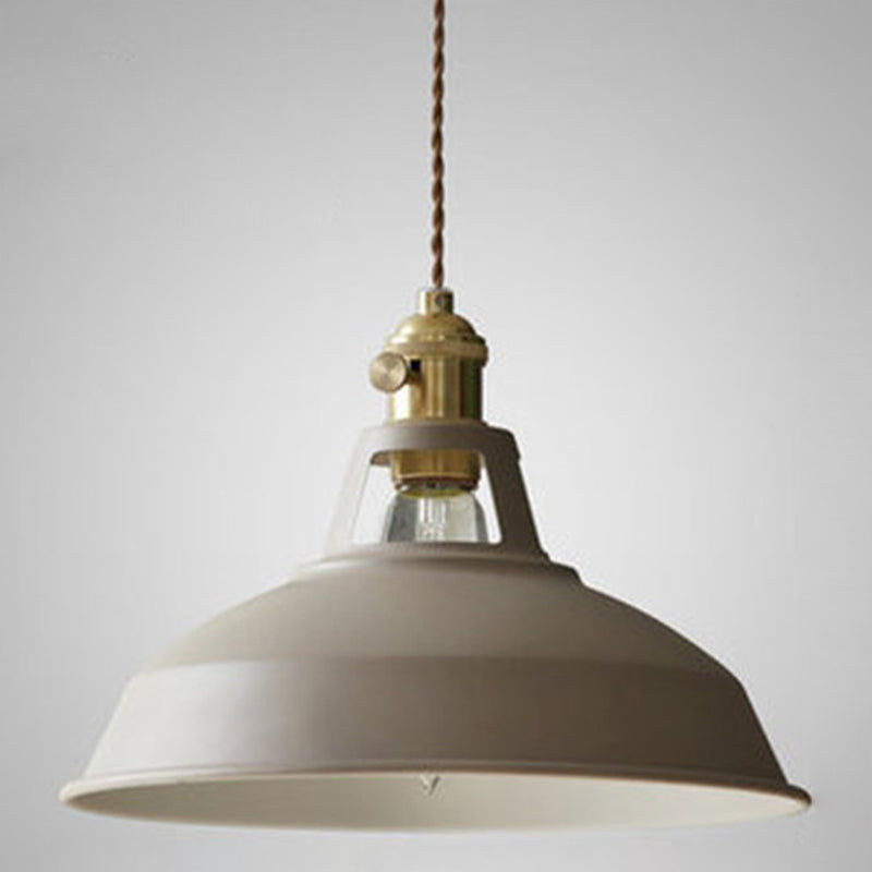 BowLift | Industrial Retro Pendant Lamp Metal 1-Light | Vintage Pendant Lamp For Restaurant & Dining Room | E27 LED compatible