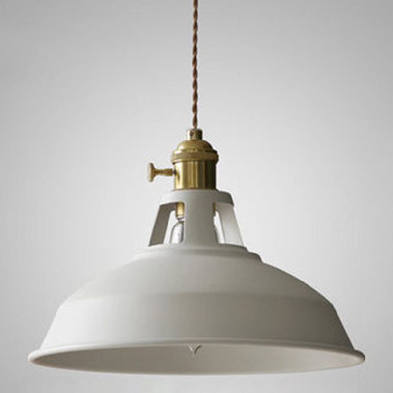 BowLift | Industrial Retro Pendant Lamp Metal 1-Light | Vintage Pendant Lamp For Restaurant & Dining Room | E27 LED compatible