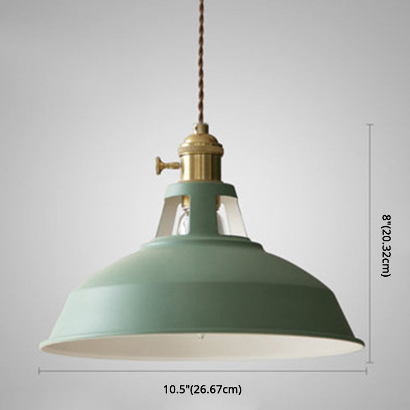 BowLift | Industrial Retro Pendant Lamp Metal 1-Light | Vintage Pendant Lamp For Restaurant & Dining Room | E27 LED compatible