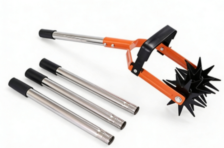 BowLift | Manual Rotary Lawn Edger, 69 Inch Adjustable Stainless Steel Handle Grass and Weed Trimmer