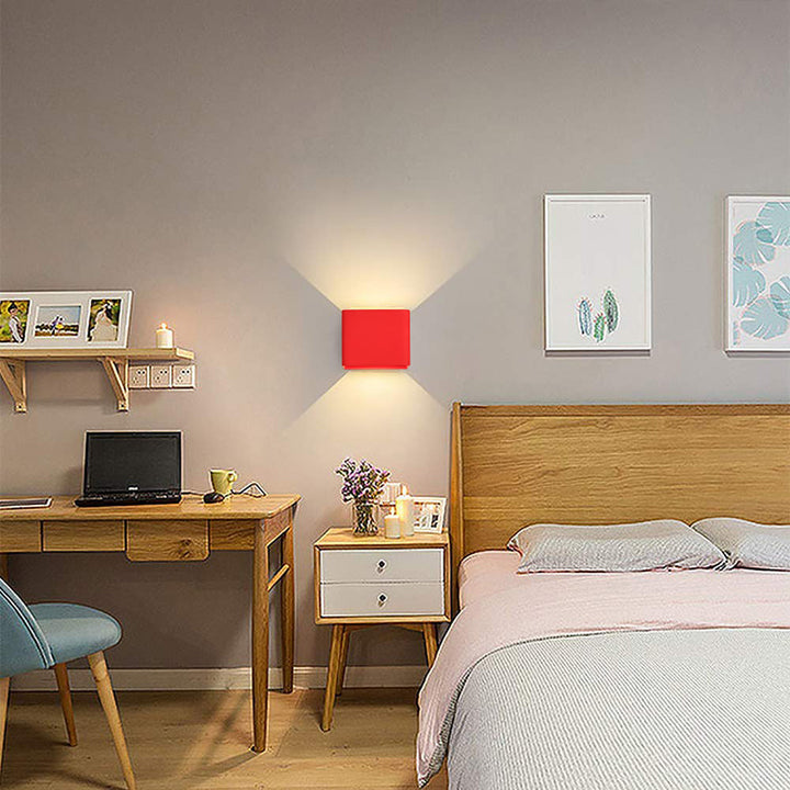 Modern Square Wall Lamp Indoor - Wall Light for Living Spaces | Bowlift