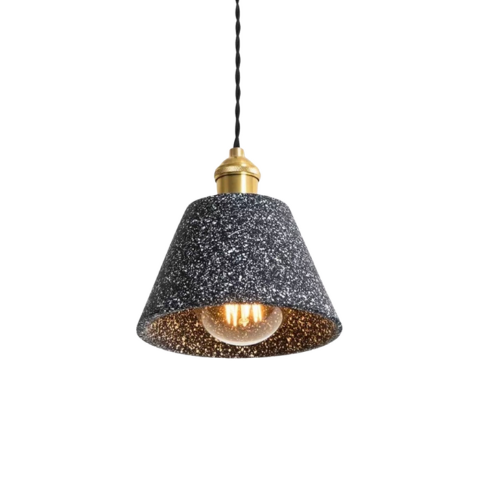 BowLift | UrbanLume – Modern Cement Hanging Lamp