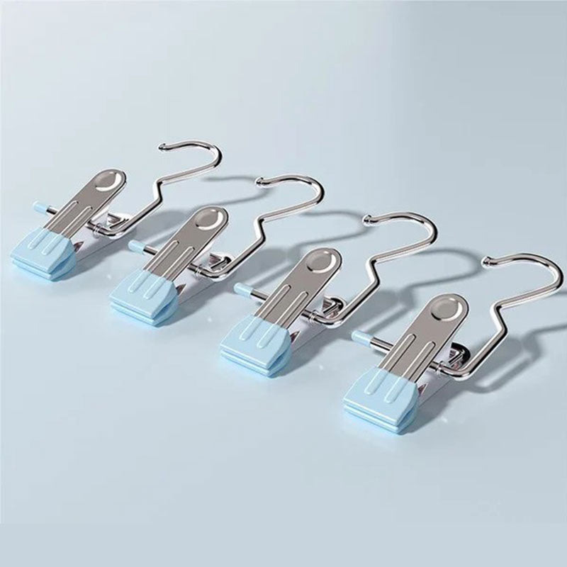 BowLift | Anti-rust Clip Space-saving Clothespin Hat Pants Storage Hanging Travel Hook