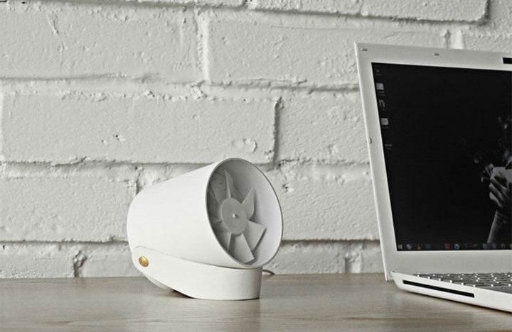 Whisper-quiet USB Powered Portable Fan - Touch to Enjoy Soft Breeze | Bowlift