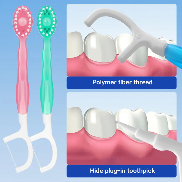 BowLift | 26 pieces 5-in-1 mini toothbrush set