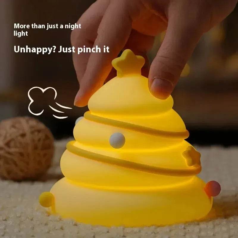 BowLift | Silicone Christmas Tree Night Lights USB Rechargeable Cute Cartoon Kid Birthday Gifts