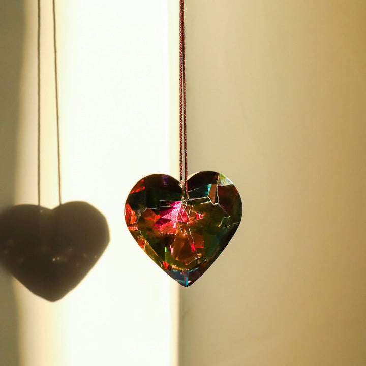 BowLift | GlimmerHeart Elegant Heart-Shaped Sun Catcher – Enchanting Light Effects for Your Home