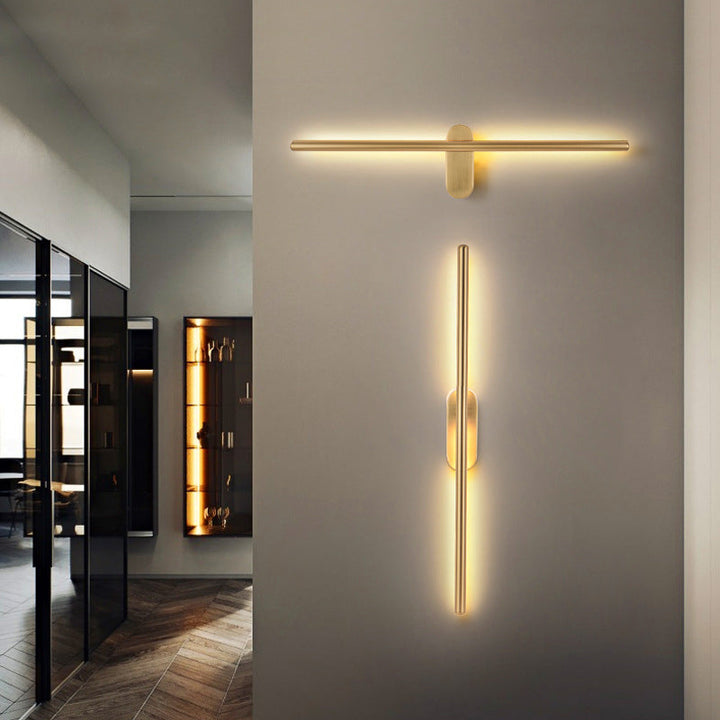 BowLift | Linear Stripes Wall Lighting Modern Metal Wall Mount Lamp for Bedroom Living Room