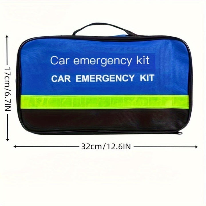 Car Emergency Kit – Complete Safety Set with Warning Triangle, Jump Cables and Safety Vest | Bowlift