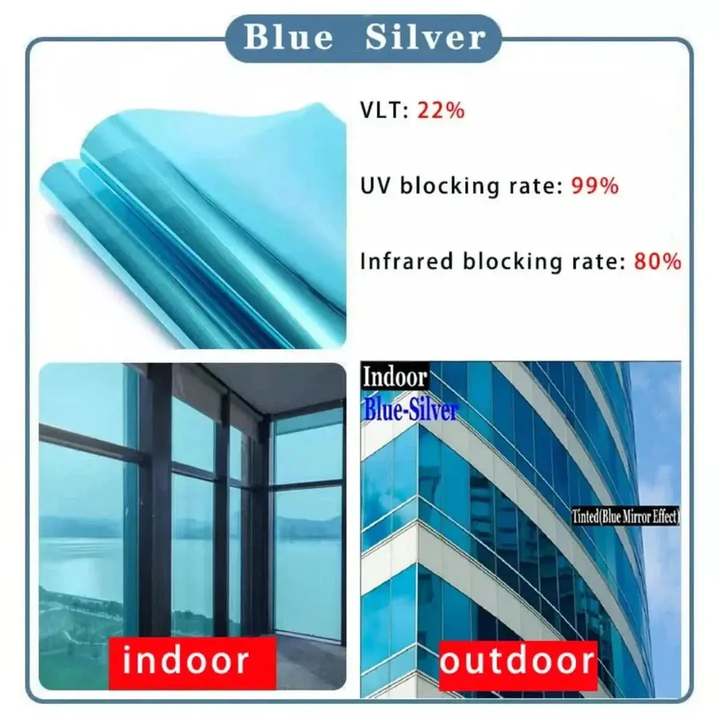 BowLift | Reflective Film - Privacy Sun Blocking Anti UV