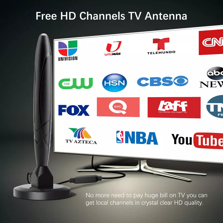 BowLift | HDTV 4K Magnetic Digital Antenna High-Performance Indoor Antenna with Amplifier