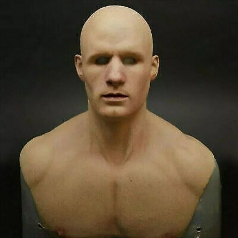 BowLift | Realistic Latex Mask | Halloween Cosplay Costume | Full Face