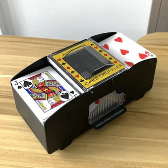 BowLift | Automatic Playing Card Shuffler – Perfect for 2/4/6 Deck, Playing Card Shuffler Electric for Poker