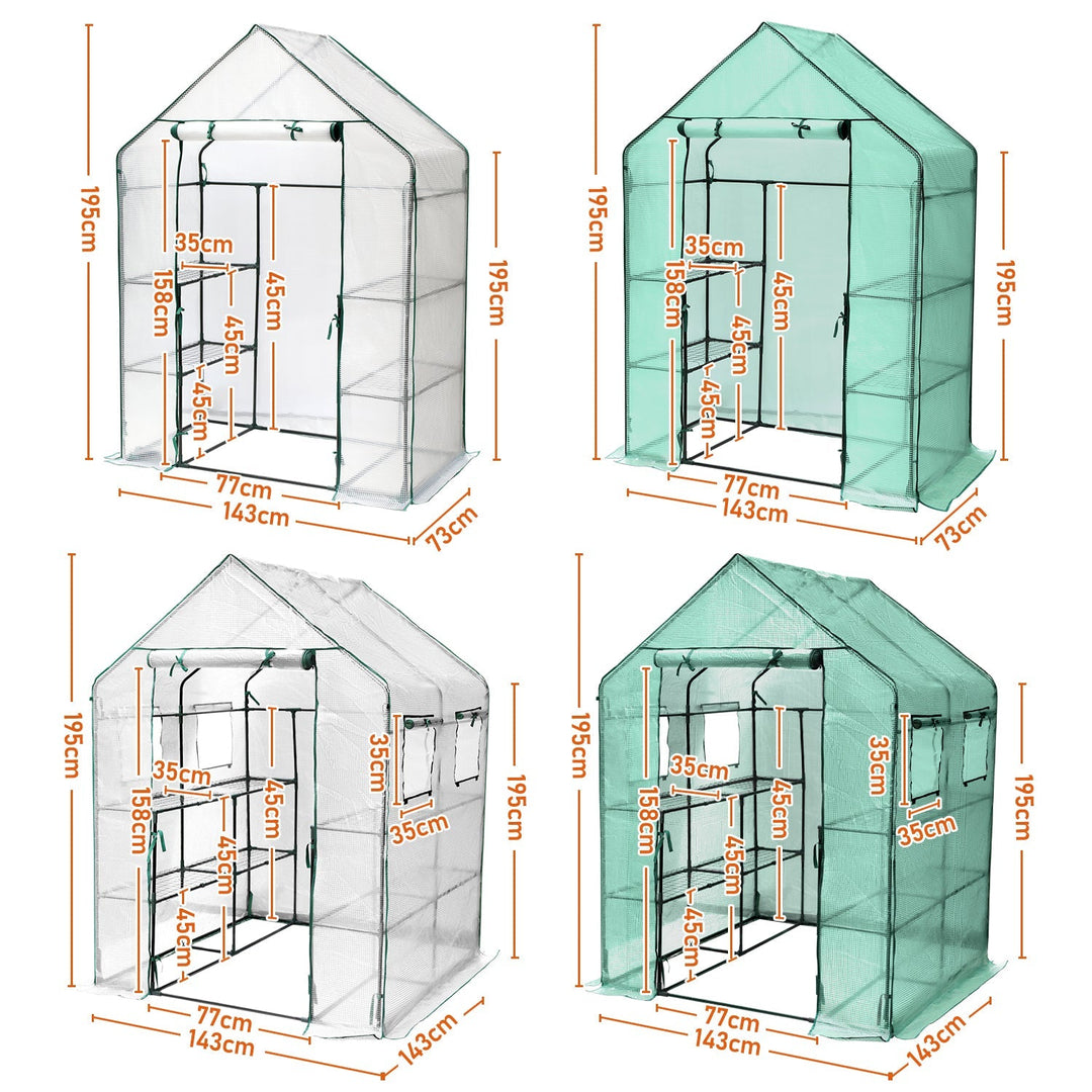 Greenhouse Film Greenhouse with Shelves | Bowlift