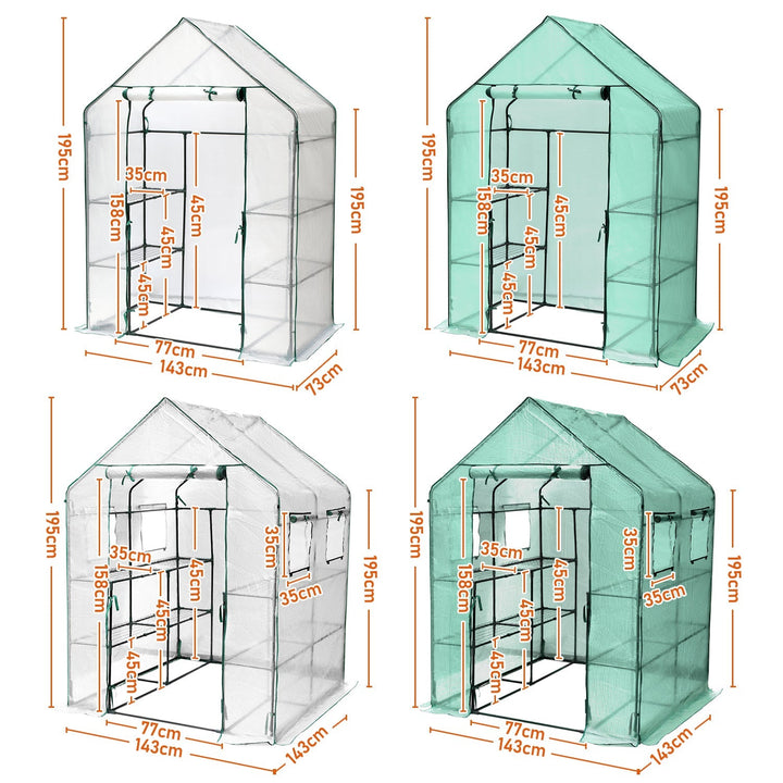 Greenhouse Film Greenhouse with Shelves | Bowlift