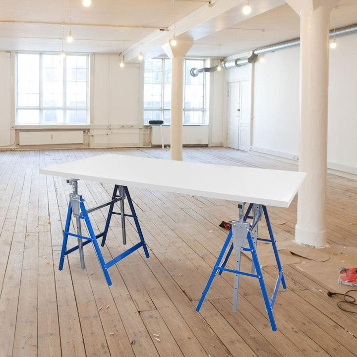2x Scaffold Stands Folding Stands 7-fold height adjustable | Bowlift