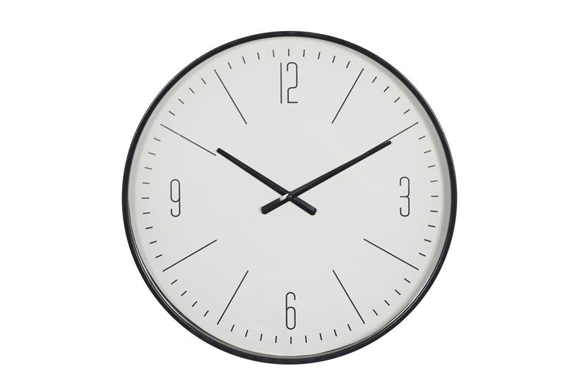 BowLift | BlackGlo - Timeless Black Glass Clock
