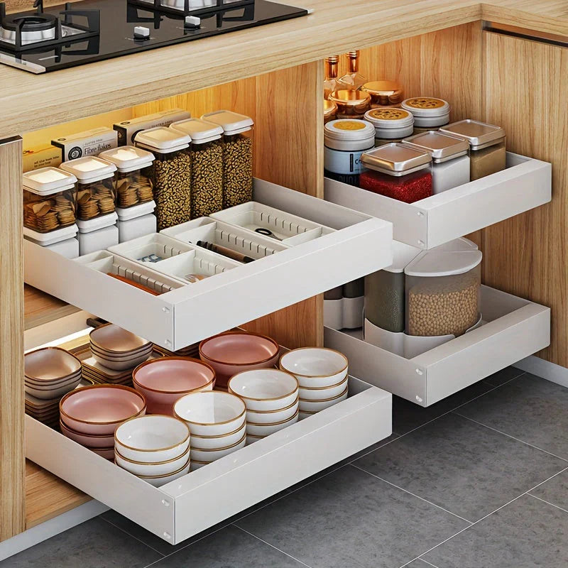 BowLift | Expandable Kitchen Cabinet Organizer