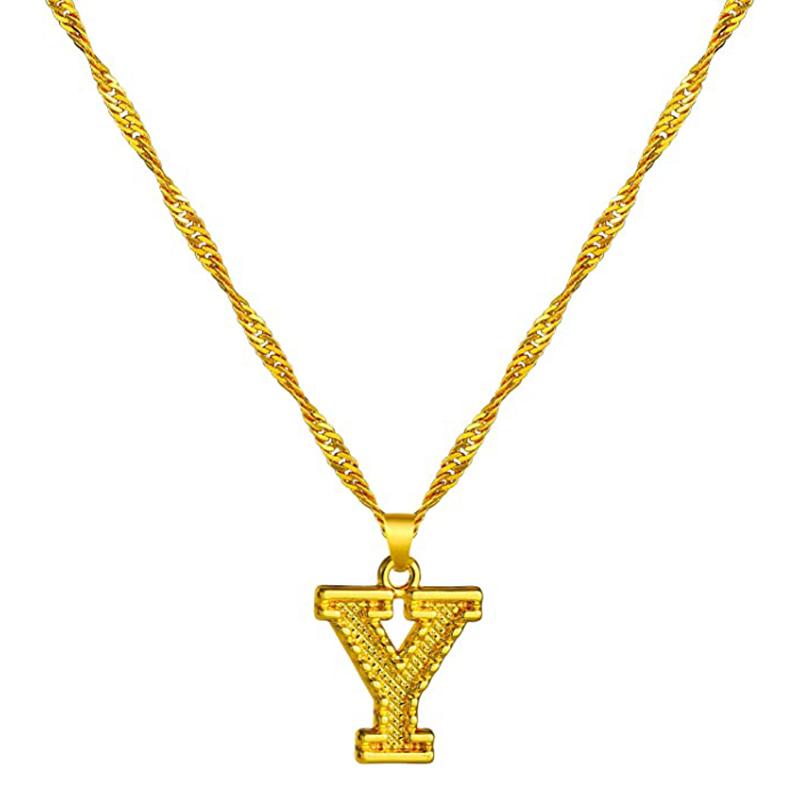 BowLift | 18K gold-plated initial letter necklace