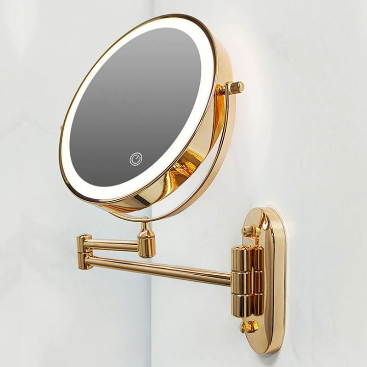 LED cosmetic mirror with magnification & USB battery | Bowlift