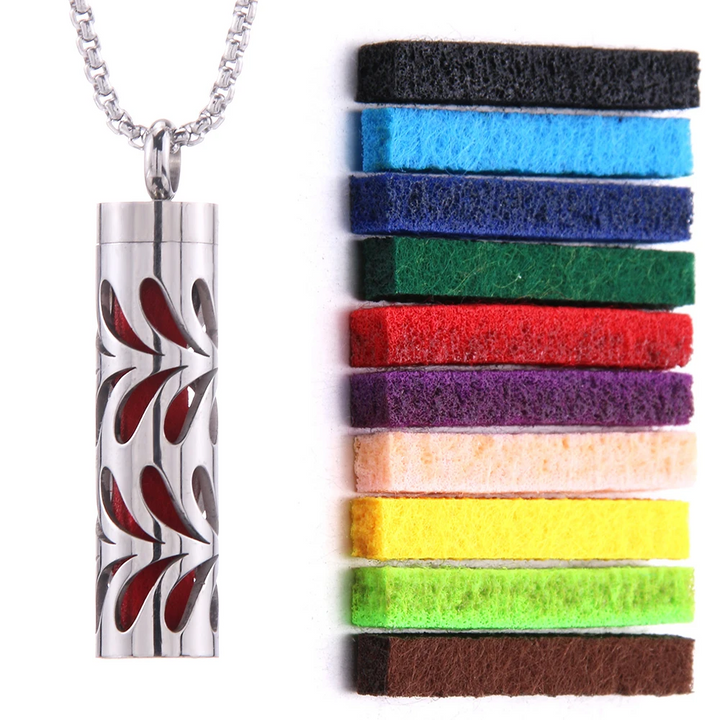 BowLift | Perfumed Pendant Necklace | Stainless Steel | Interchangeable Aroma Discs