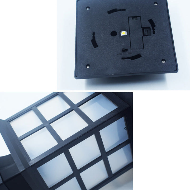 Traditional European Waterproof Solar ABS PC Plastic Rectangular LED Landscape Lighting For Garden | Bowlift