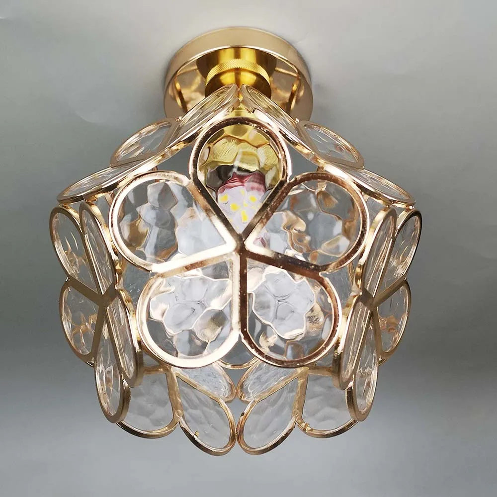 BowLift | Glass Flower Ceiling Lamp - FloraGlow