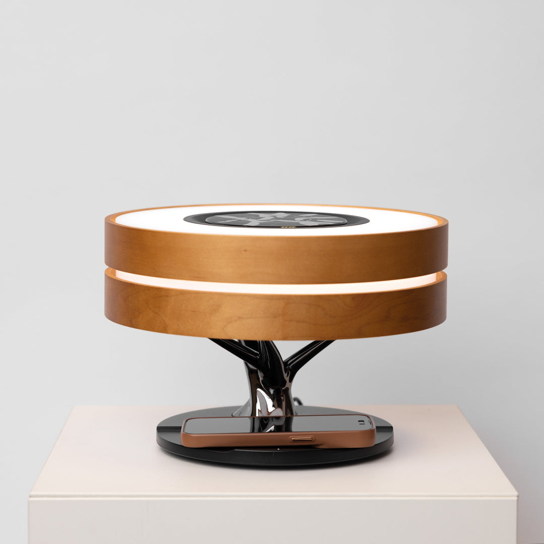 LumeCharge - Minimalistic LED Table Lamp with Wireless Charging | Bowlift