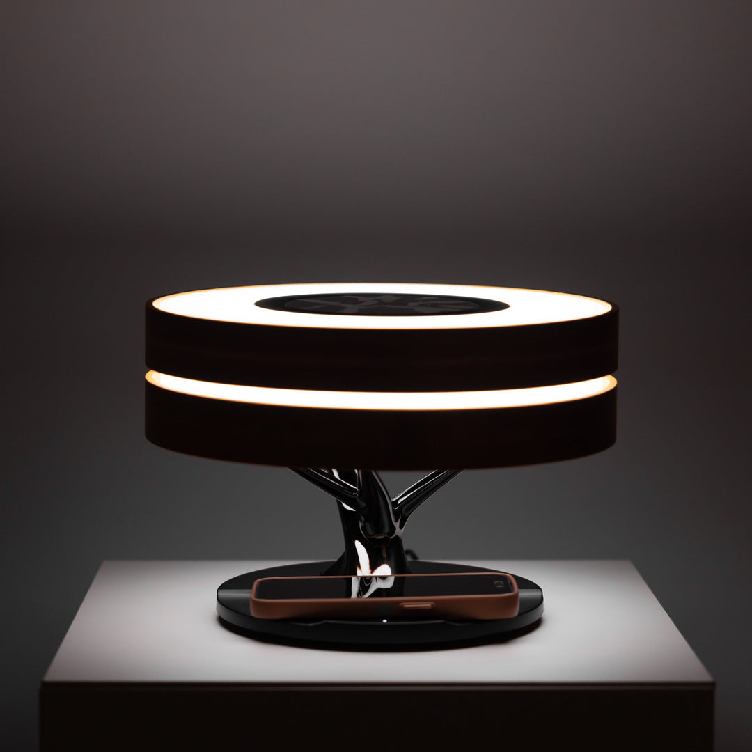 LumeCharge - Minimalistic LED Table Lamp with Wireless Charging | Bowlift