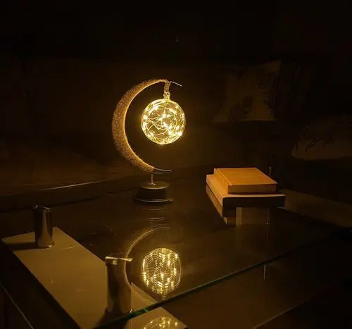 BowLift | LED Lunar Lamp - Enchanted Moon Night Light for Bedroom, Nursery & Home Decor