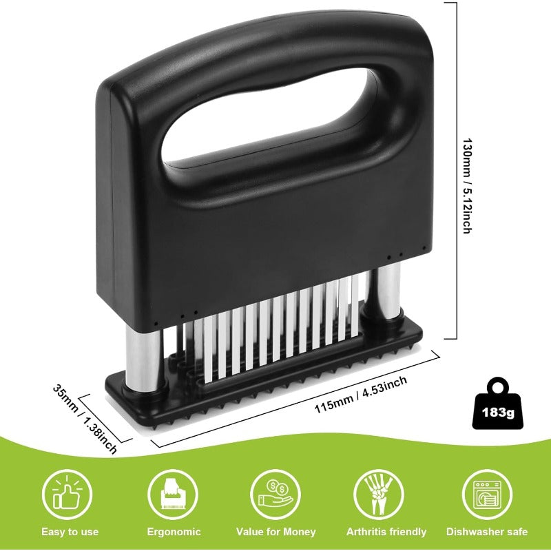48-Blade Stainless Meat Tenderizer Bowlift